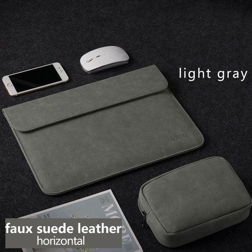 Étui en carbone pour Thinkpad X1, housse pour ordinateur portable - For ThinkPad T490 T490S - H ensemble gris clair