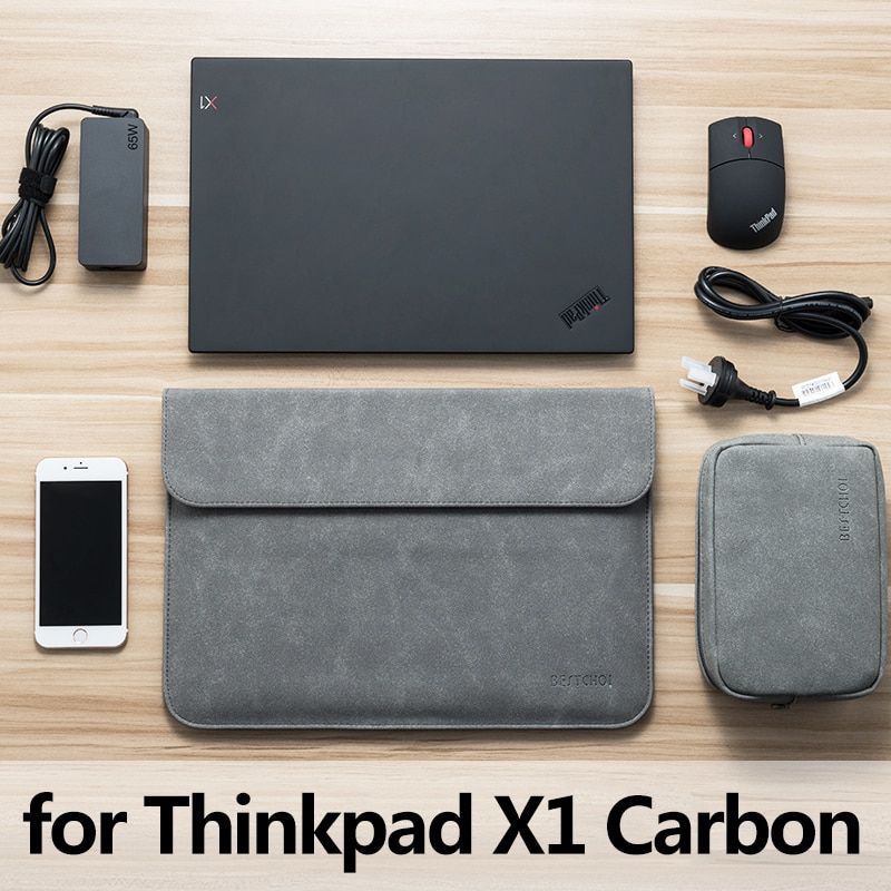 tui En Carbone Pour Thinkpad X1, Housse Pour Ordinateur Por... - 2