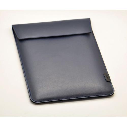 Enveloppe-housse à manches très slim, étui en cuir microfibre pour HP Envy X360 - For 13.3-Pouces - Bleu mate