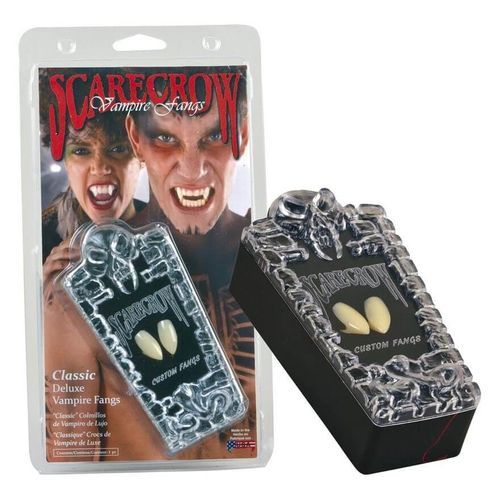 Kit De Canines Grands Scarecrow De Vampire De Cinéma Deluxe (Taille Unique Adulte)