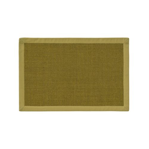 Paillasson Sana Vert 40x60 Cm - Tapis Poil Court Design Moderne Pour Salon