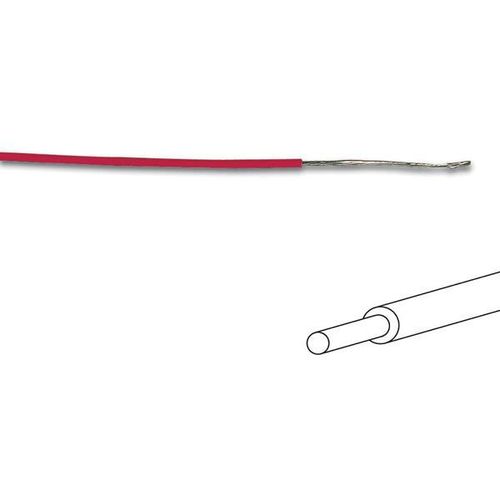 Fil De Câblage - Ø 1.4 Mm - 0.2 Mm² - Monobrin - Rouge