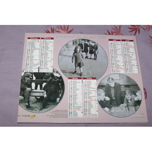 Almanach Du Facteur 2017 - Jeux Ancien - Photo Noir Et Blanc - Plan Et Cartes Des Côtes D'armor