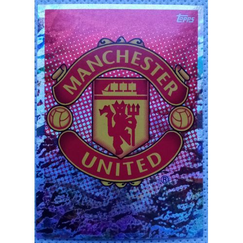 Uefa Champions League 2020 / 2021 - Manchester United Mun 1 - Topps Sticker (Foot, Autocollant, Image, Vignette)
