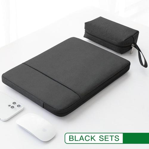 Étui pour ordinateur portable, housse de transport pour Macbook Air Pro M1  15.4, accessoires de coque pour Huawei Xiaomi HP lenovo, pouces - For 15.6  16inch - Ensembles noirs