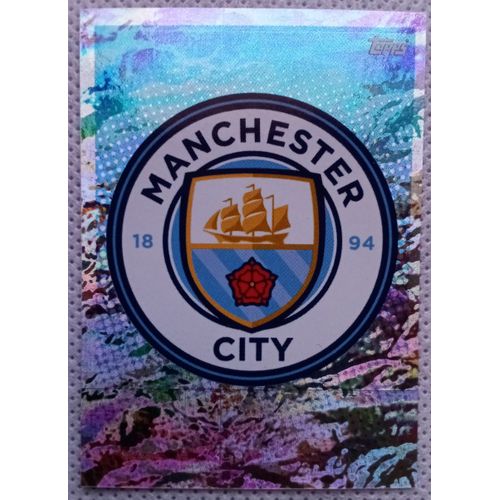 Uefa Champions League 2020 / 2021 - Manchester City Mci 1 - Topps Sticker (Foot, Autocollant, Image, Vignette)