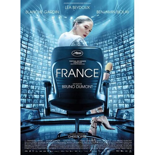 France - Affiche Originale De Cinéma - Format 40x60 Cm - Un Film De Bruno Dumont Avec Léa Seydoux, Blanche Gardin, Benjamin Biolay, Emanuele Arioli, Juliane Köhler - Année 2021