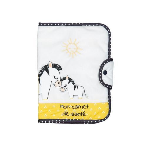 Protège Carnet De Santé Pluche Et Pompon - Sauthon Baby Deco