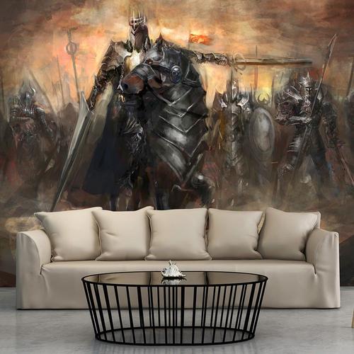 Papier peint intissé Fantaisie Black rider : Taille - 350 x 245 cm