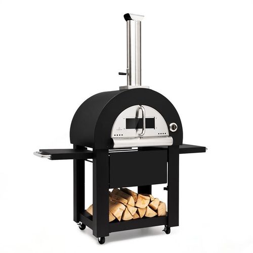 Klarstein Four à pizza Diavolo Napoletana Poêle à bois acier inoxydable