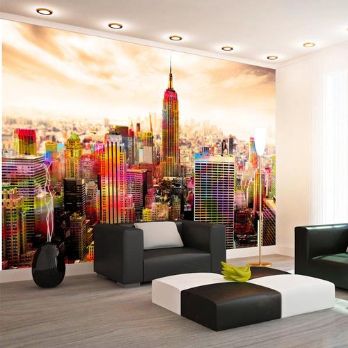 Papier peint intissé Ville et Architecture Colors of New York City III (Taille 400 x 280 cm)