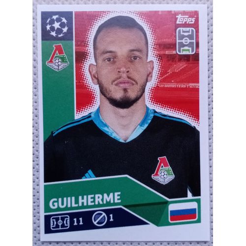 Uefa Champions League 2020 / 2021 - Lokomotiv Moscou Lmo 3 Guilherme - Topps Sticker (Foot, Autocollant, Image, Vignette)