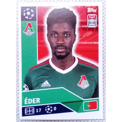 Uefa Champions League 2020 / 2021 - Lokomotiv Moscou Lmo 17 Éder - Topps Sticker (Foot, Autocollant, Image, Vignette)