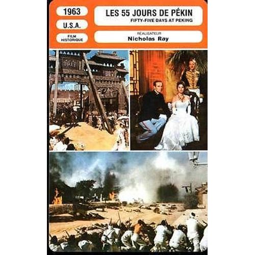 Fiche Monsieur Cinema Les 55 Jours De Pekin