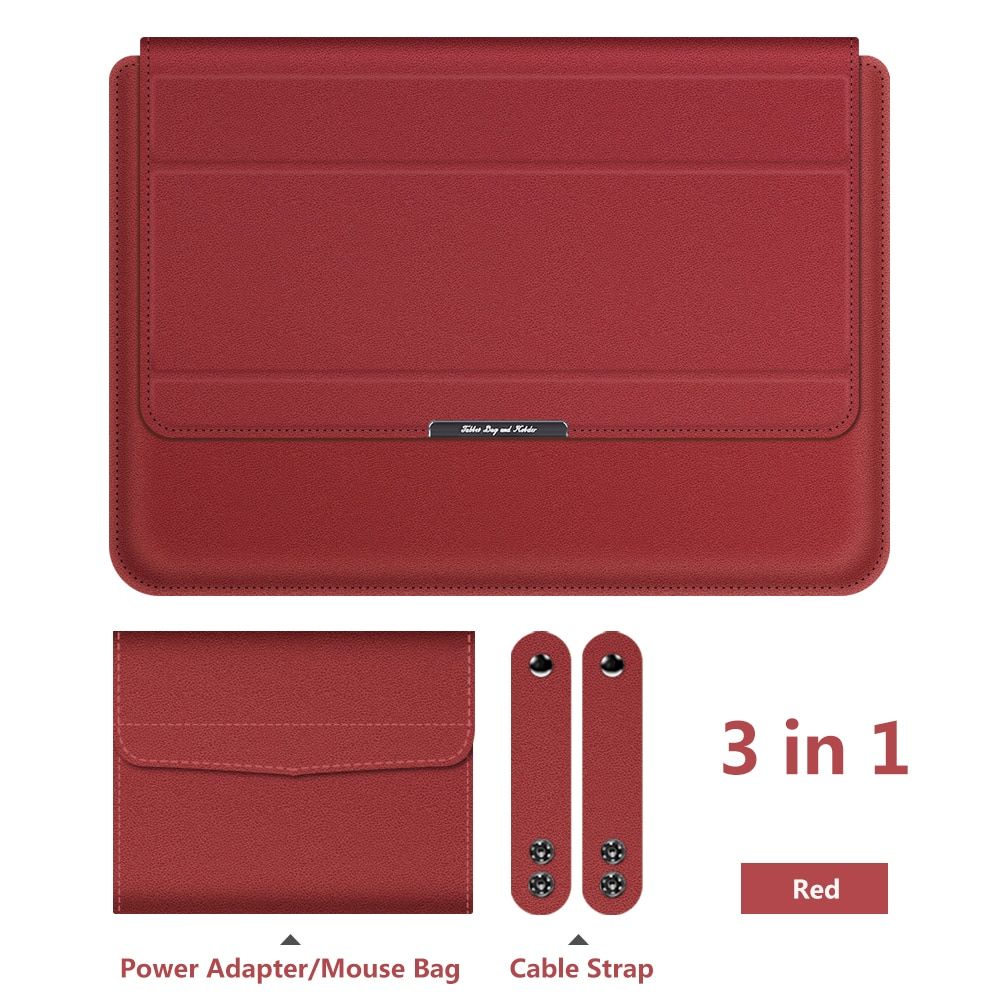 Housse pour ordinateur portable, étui pour tablette depour Xiaomi, Huawei, Asus - For 11 pouces - rouge