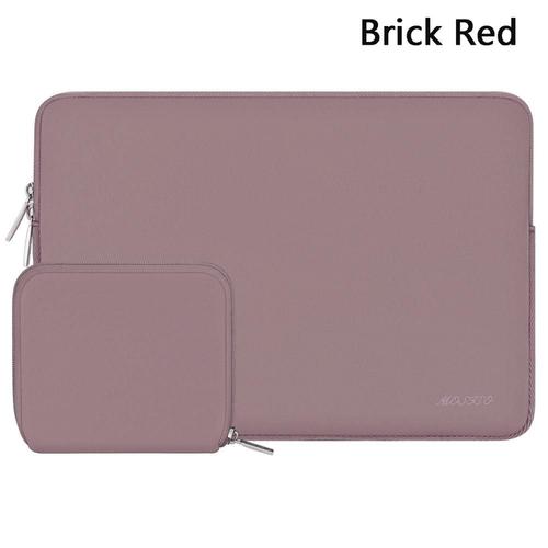 MOSISO-sacoche pour ordinateur portable,pour ordinateur portable Xiaomi Macbook Air Pro, Dell, Asus, HP, Acer, femme - For De 11,6 pouces - Couleur rouge brique