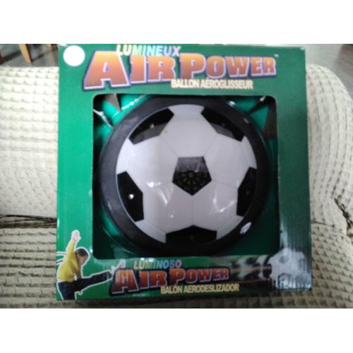 Ballon Aeroglisseur Air Power Lumineux Football Air Disque