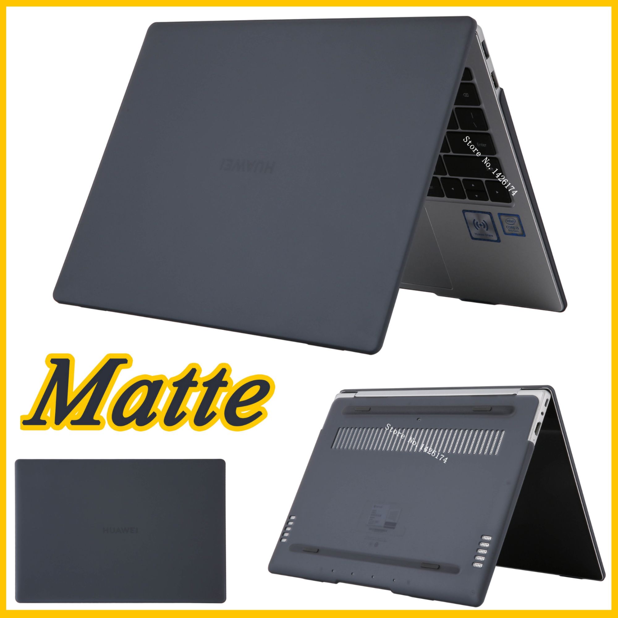 Ordinateur Portable Couverture - For Matebook 14 - Noir mat