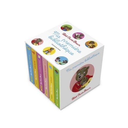 Ma Première Bibliothèque Petit Ours Brun - Coffret En 6 Volumes : Petit Ours Brun Chez Mamie - Petit Ours Brun À La Ferme - Petit Ours Brun S'habille Tout Seul - Petit Ours Brun Aime Sa...