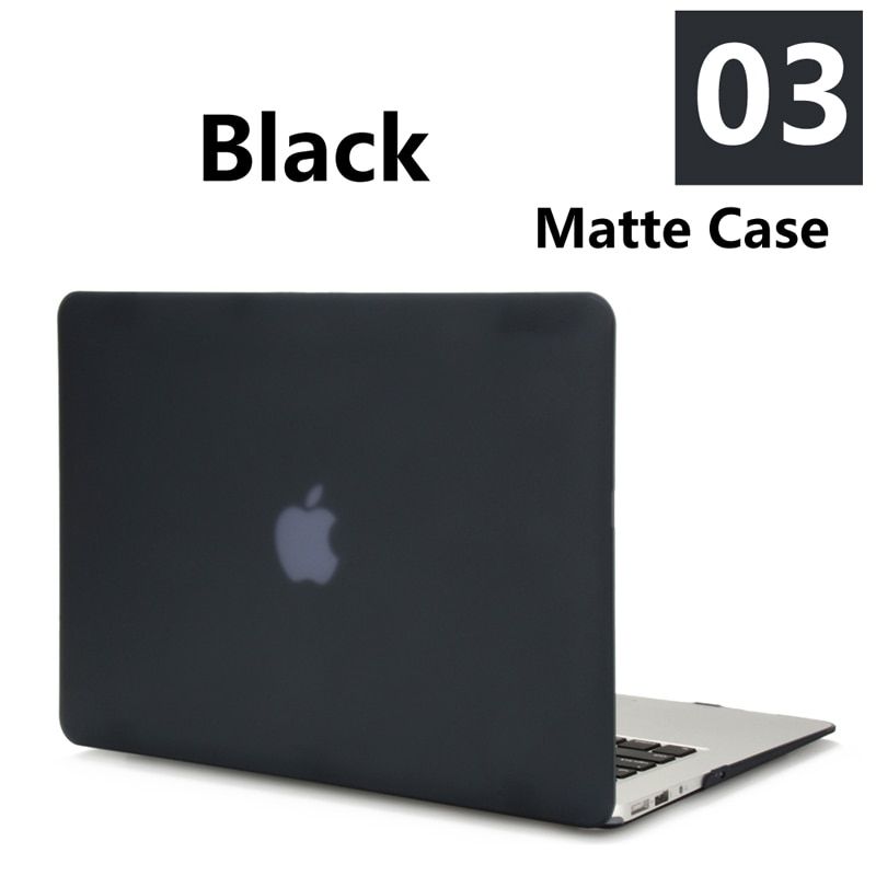 Coque mate pour Apple Macbook - For Mod�le A1286 - Noir mat