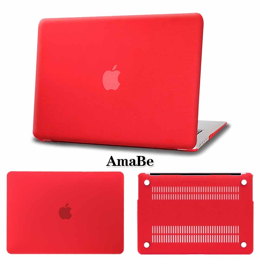 Coque mate pour MacBook - For MacBook White A1342 - rouge