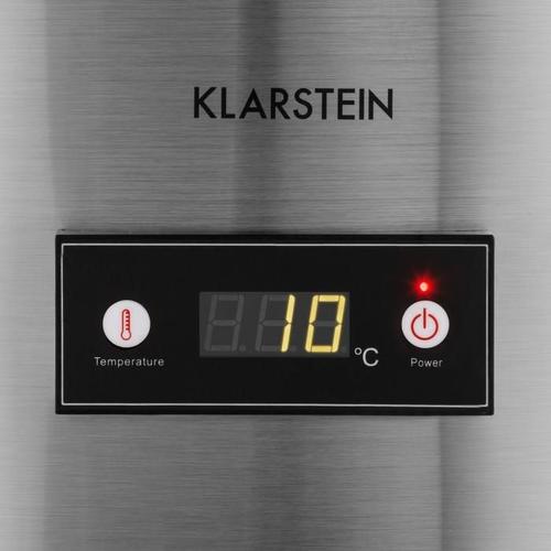 Klarstein Mr. Barbot Réfrigérateur bar sur roulettes 50L classe A+ acier