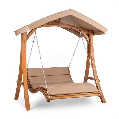 Blumfeldt Bermuda Balancelle De Jardin 130cm 2 Places Avec Voile D?Ombrage