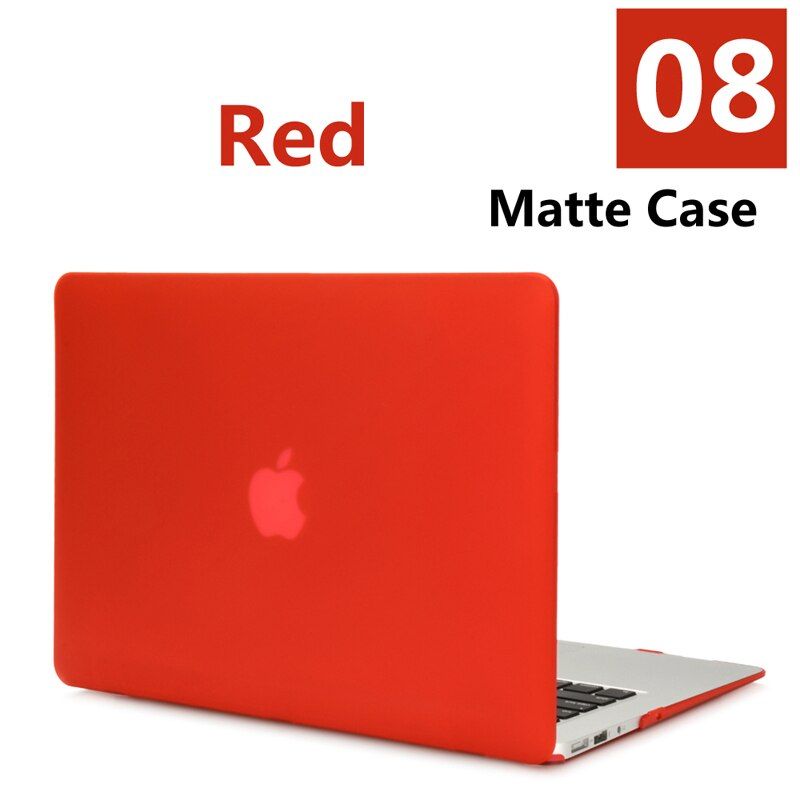 Coque Matte pour Apple Macbook - For Mod�le A1278 - Rouge ma...