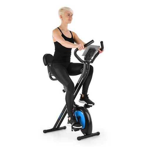 Capital Sports Azura Air - Vélo D'appartement Pliable Avec Ordinateur D¿Entraînement & Pulsomètre - Noir & Vert