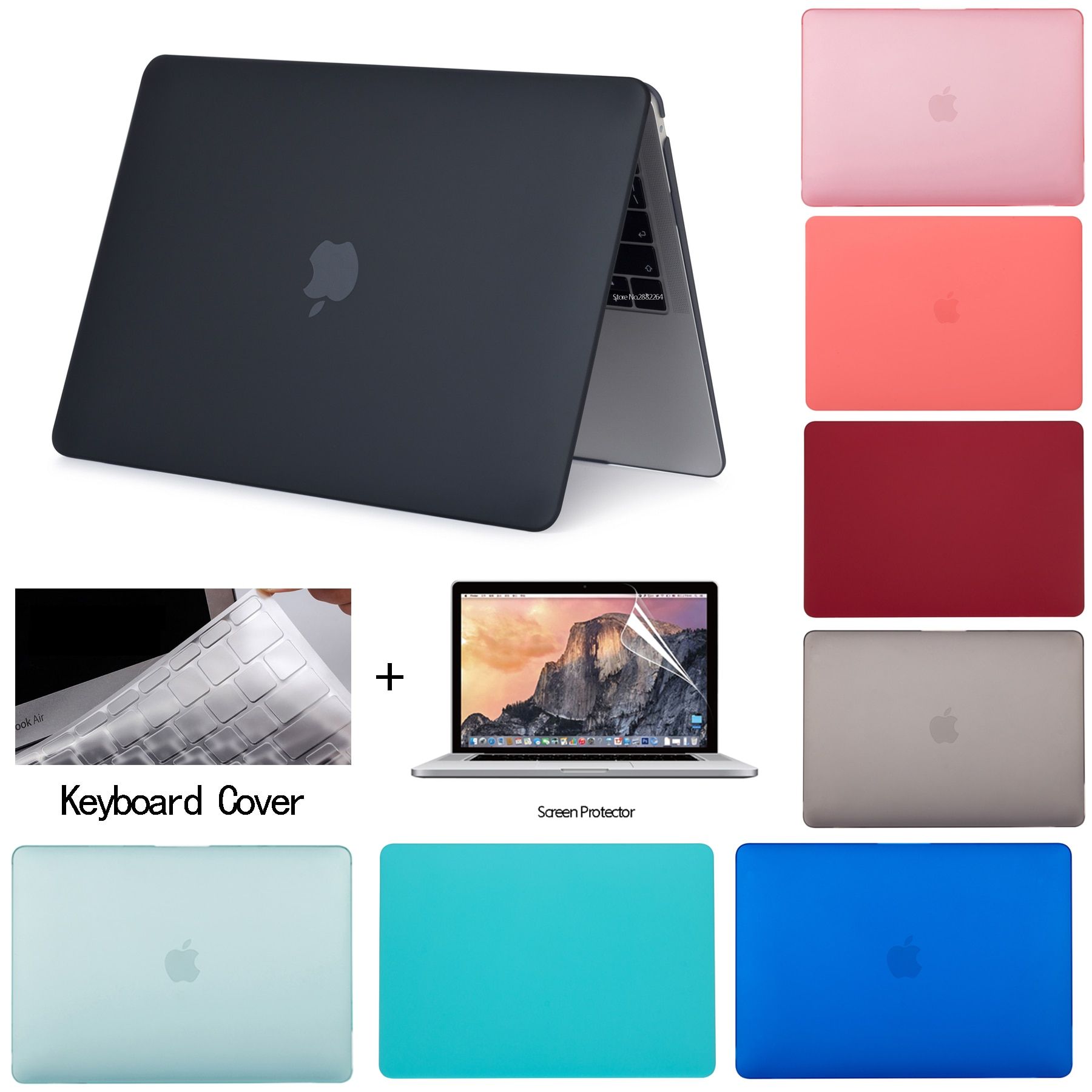 Coque pour Apple Macbook - For 13 CD ROM A1278 - Rouge mate - 2