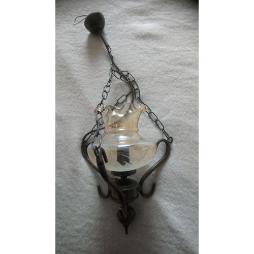 Lustre Retro Avec Chaîne