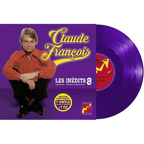 Claude François Les Inépdits Vol. 8-25cm Violet Transarent