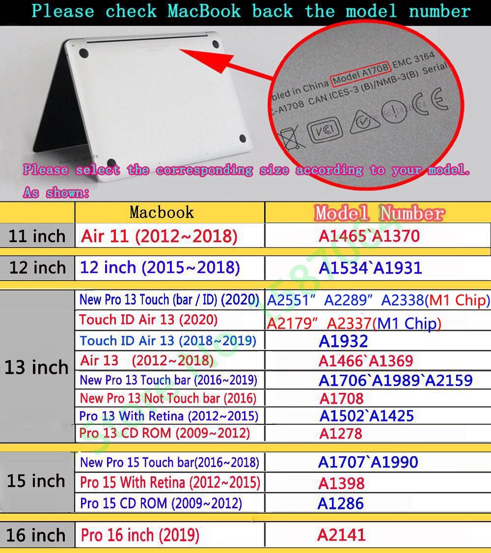 Coque pour Macbook - For M1 Chip Air 13 A2337 - Rouge fonc� ... - 3