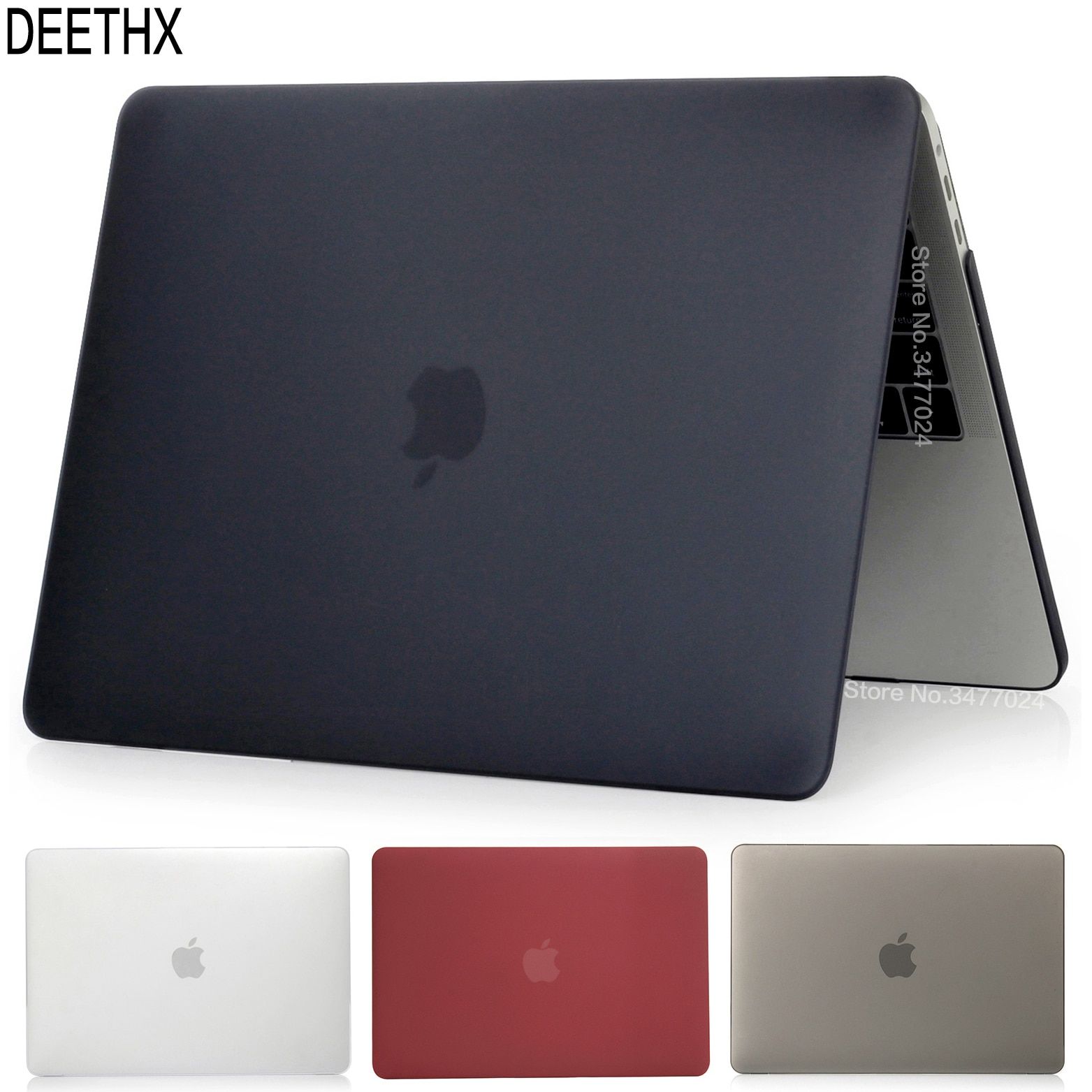Coque pour Macbook - For mod�le A1708 - Rouge-mat - 6