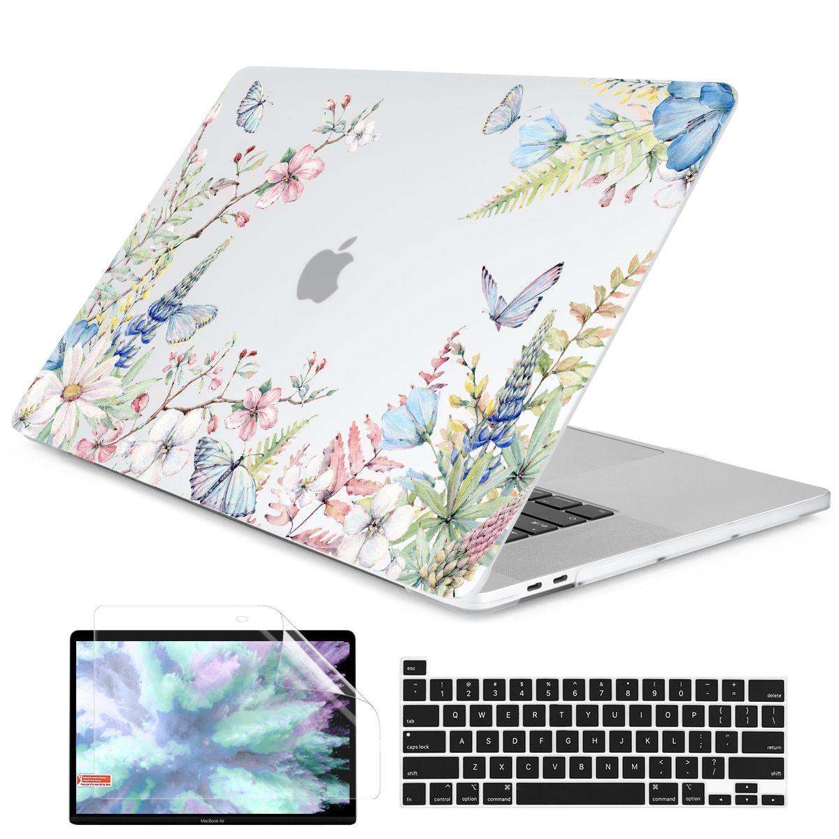 Housse PC Portable GENERIQUE Coque + Housse + Couvercle de Clavier +  Bouchon anti-poussière pour MacBook Air 13 2020 M1 A2337 - Transparent