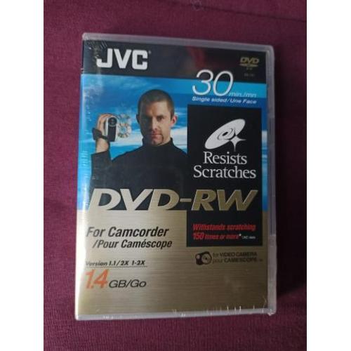 CD disque DVD-RW JVC pour caméscope 1.4go 30min