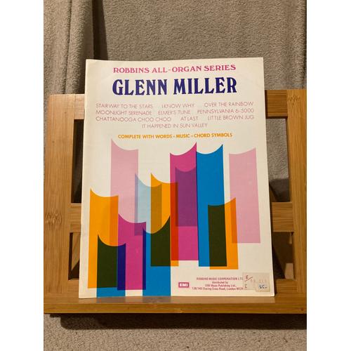 Glenn Miller Partition Orgue Éditions Emi Music Robbins All Organ Series