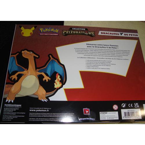 Coffret Pokémon 25 ans Célébrations Dracaufeu V de Peter