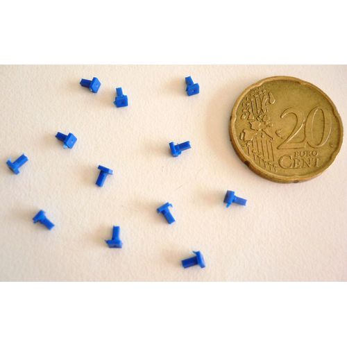 Rares: 12 Sondes De Toiture Bleues Pour Eat De Marque Jouef Champagnole En Ho-Jouef