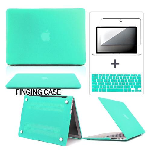 Coque d'ordinateur portable pour Macbook Air , avec clavier et économiseur d'écran - For Rétine13 A1425 A1502 - Bleu d'¿uf