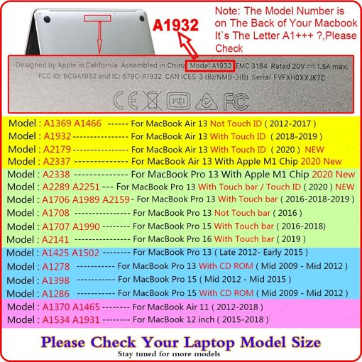 Coque pour Macbook - For A2159 A1706 A1989 - 3