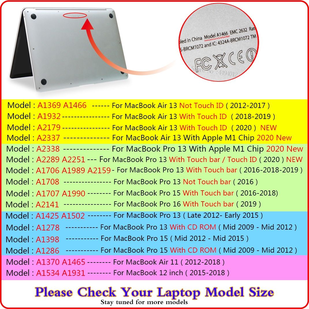 Coque pour MacBook - For Mod�le A1369 A1466 - 3