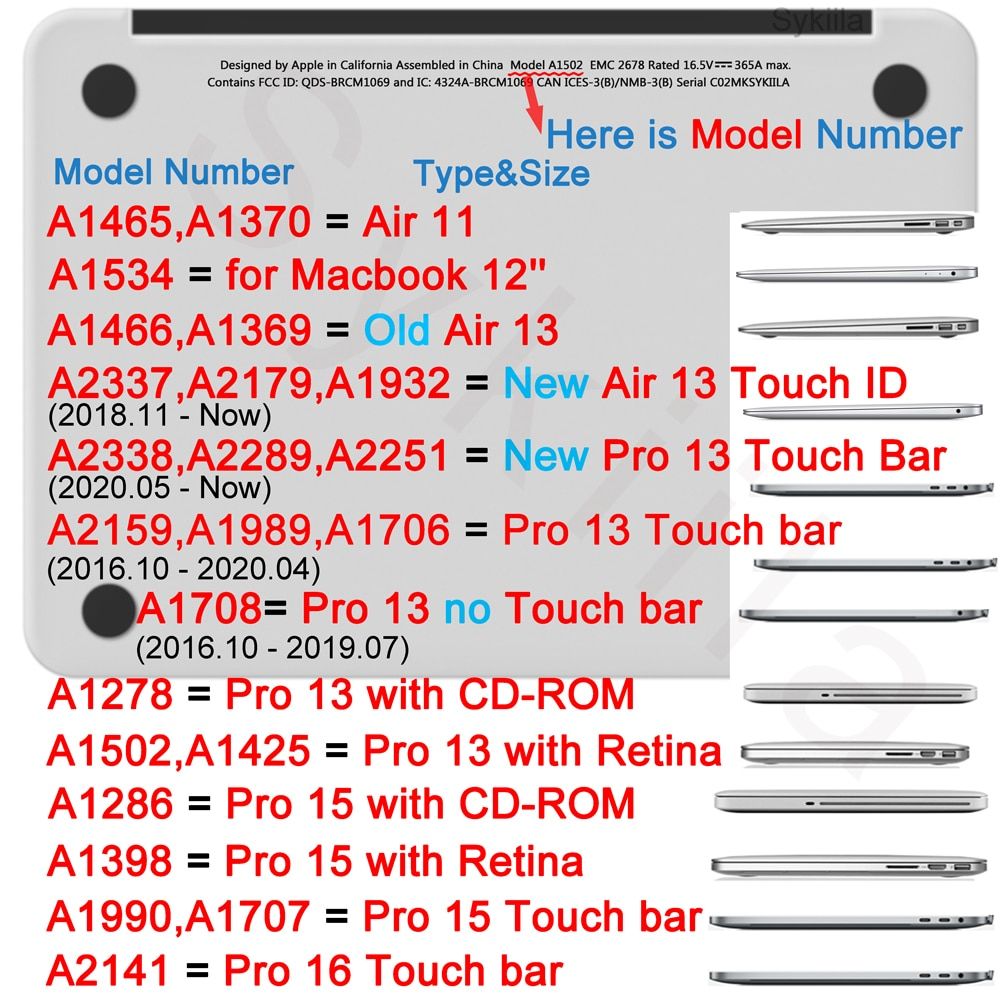 Coque pour Macbook - For Pour MacBook 12 pouces - 3