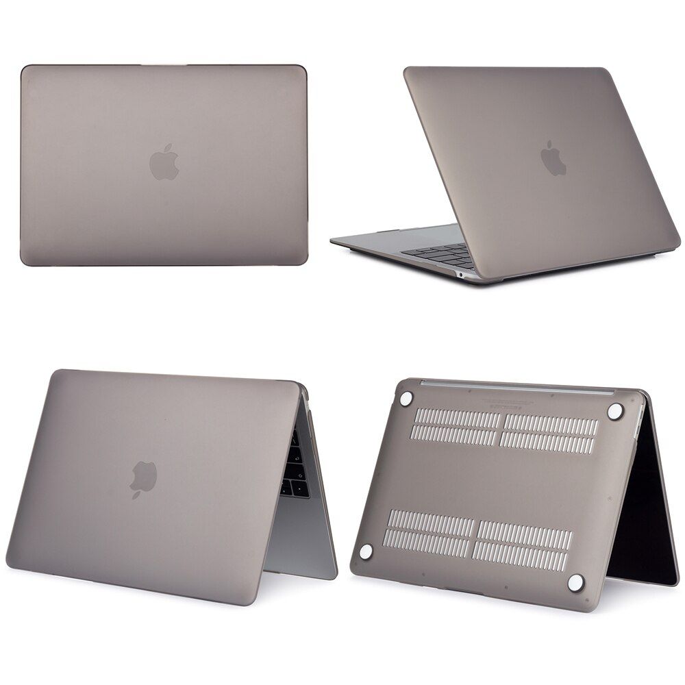 Coque pour Macbook - For Pro 13 DVD ROM A1278 - Gris mat