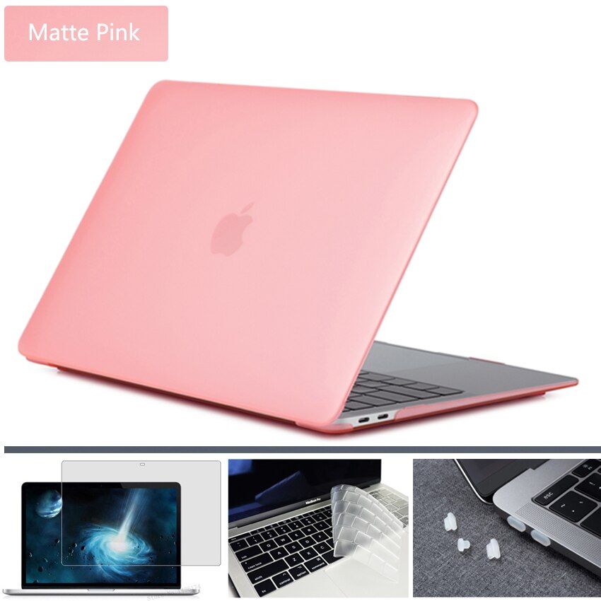 Coque pour Macbook - For Pro DVD ROM 13 A1278 - Rose mat