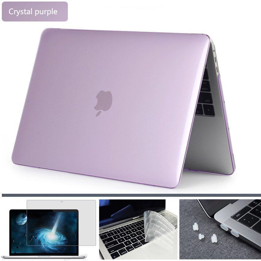 Coque pour Macbook - For Pro13a1706A1989A2159 - Cristal viol...