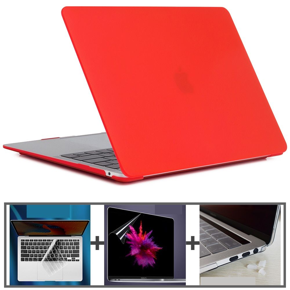 Coque pour MacBook - For PRO15 DVD ROM A1286 - rouge
