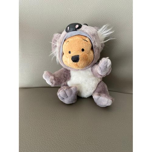 Rare Peluche Winnie Cosplay Koala - Disney Store - Peluche 25 Cm - Edition Limitée