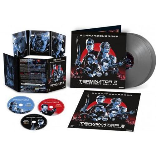 Terminator 2 - 4k Ultra Hd + Blu-Ray 3d + Blu-Ray + Vinyl Bande Originale - 30ème Anniversaire