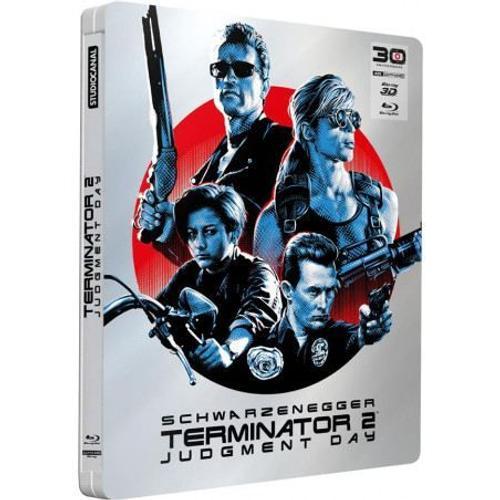 Terminator 2 - 4k Ultra Hd + Blu-Ray 3d + Blu-Ray - Édition Limitée Steelbook - 30ème Anniversaire